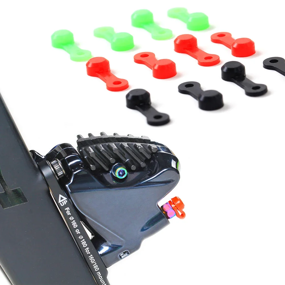 

Bike Rubber Brake Bleed Nipple Cap 20pcs Cap For Bicycle Hydraulic Brake Protects Brake Caliper For -Shimano Parts