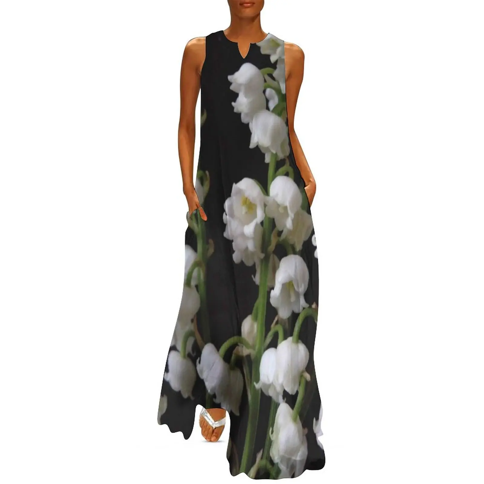 Lily of the Valley flower 09 Long Dress woman dress ladies dresses for women 2024