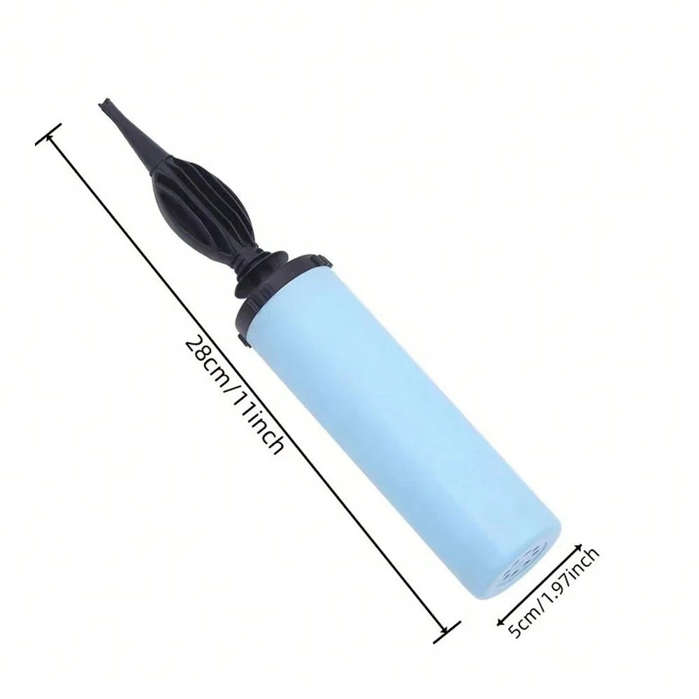 1pc Random Balloon Pump Air Inflator Hand Push Portable Useful Balloon Accessories for Wedding Birthday Party Decor Supplies