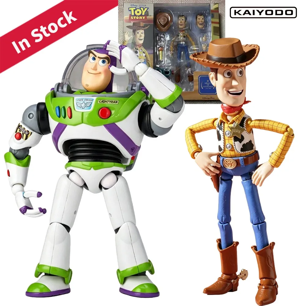 100% Original in Stock Kaiyodo Legacy of Revoltech Revoltech (KD-060) Toy Story Alien Buzz Lightyear Green Army Men  Lenny Woody