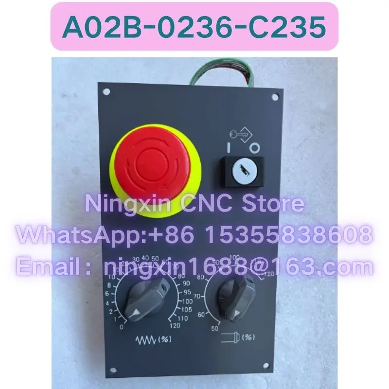 Second-hand A02B-0236-C235 Emergency stop button board Functional test OK Fast delivery
