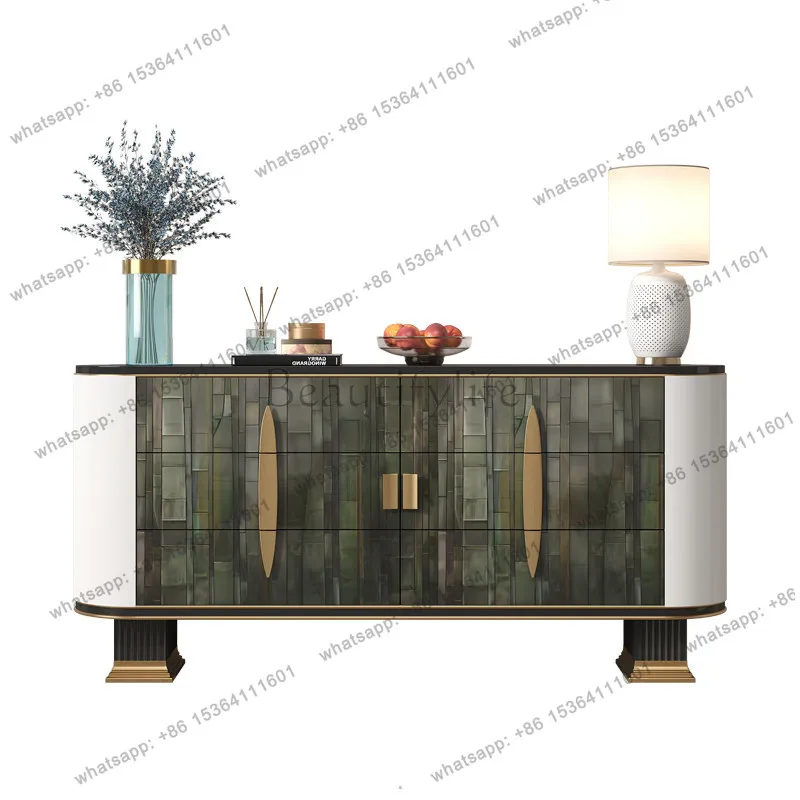 

Американский шкаф-тумба из массива дерева в стиле лёгкой роскоши, с шестью отделениями, для гостиной, настенный, декоративный, для хранения вещей