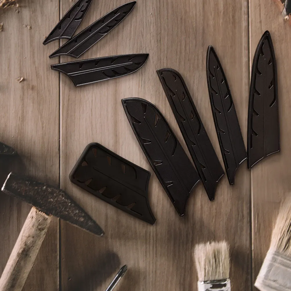 8 Pcs Kit Knife Protective Cover Horizontal Knives Guard Safe Finger Case Vegetables Cutting Kitchen