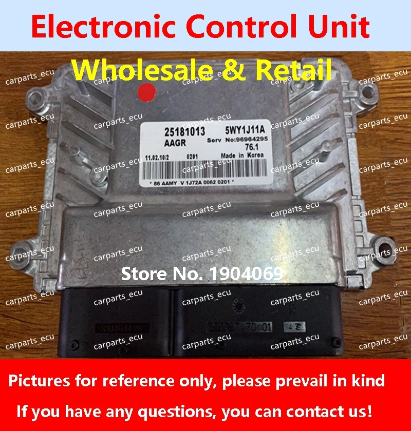 

ECU Cruze Автомобильный двигатель Компьютерная плата Электронный блок управления для автомобиля 25181013 5WY1J11A/25188565 5WY1J22B/24104094 5WY1J80A