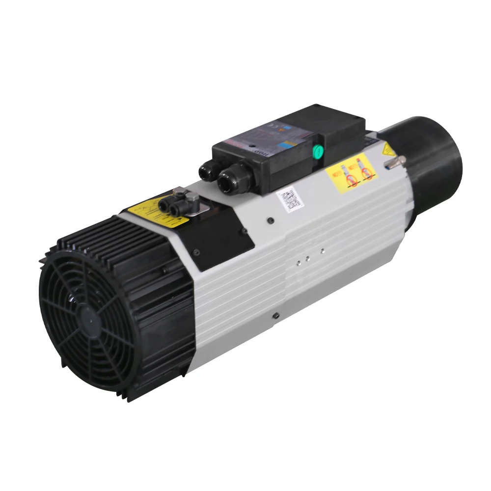 Air Cooled HQD GDL 9kw 24000rpm ISO30 400-800HZ 20A 32A ISO30 Cnc 9kw Atc Spindle