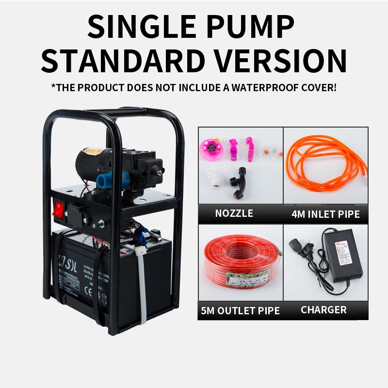 Agricultural high-pressure sprayer DP-1036 small lithium battery portable electric sprayer new disinfection charging smart spray