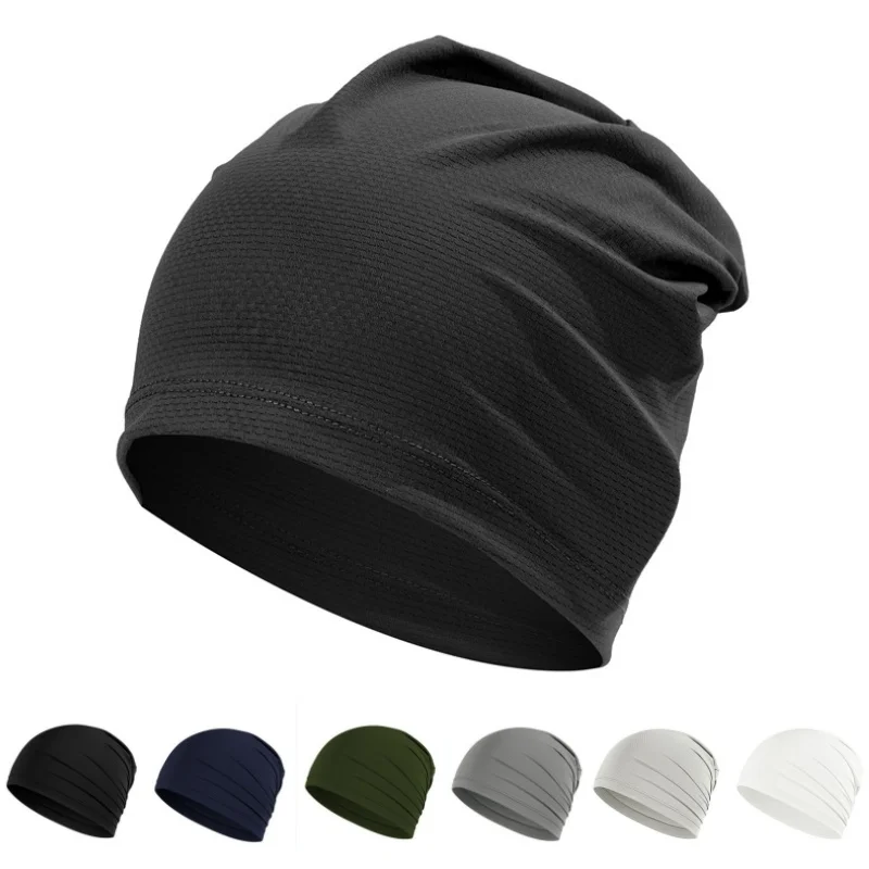 

Summer Quick Dry Breathable Sports Running Cap Headscarf Cycling Bicycle Liner Headwraps Hat Men Women Hiking Beanie Skull Hats