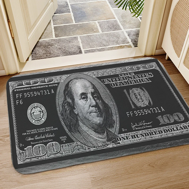 Dollar Carpet Entrance of House Balcony Non-slip Floor Mat Kitchen Bedroom Bath Rug Slip-resistant Interior Home Decor Items