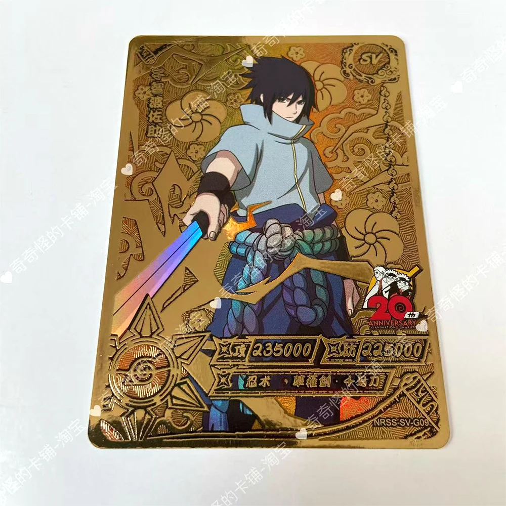 KAYOU NARUTO SV carte 1 ~ 10 série Senju Hashirama Nohara Rin rare jeu Cool jouets carte de Collection cadeau d'anniversaire de noël