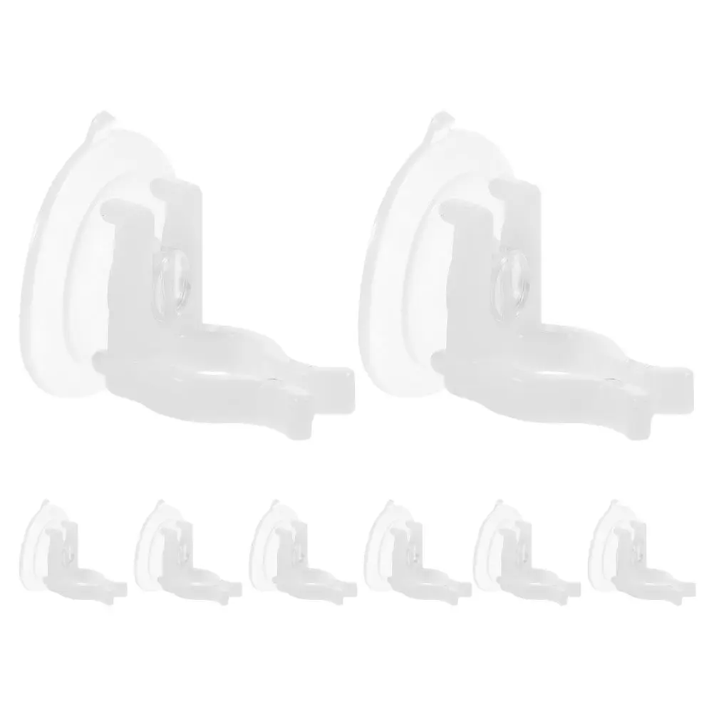 8Pcs Window Electric Holder Clamps Strong Suction Cup Clips for Window Decoration Electric Suckers