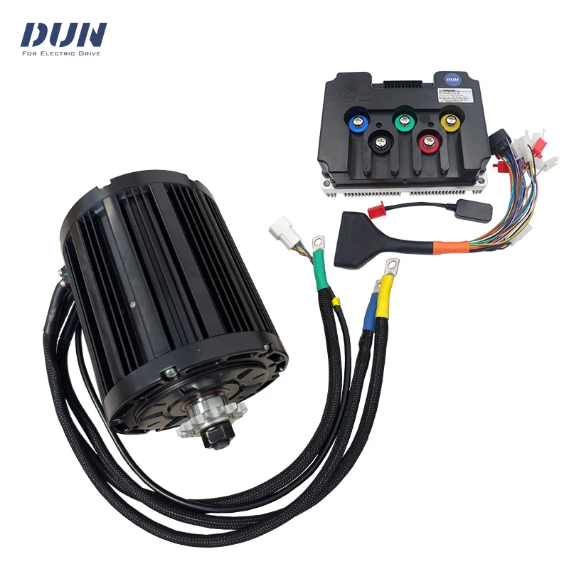 New QS138 6KW 100H Mid-Drive PMSM QS Motor with Fardriver Controller ND841000