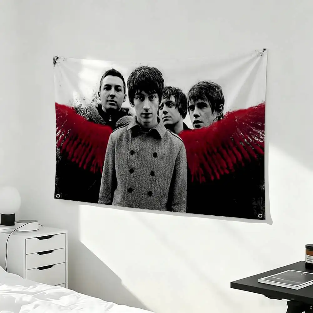 A-Arctic M-Monkeys Band  Flags Wall Hanging Tapestry Outdoor Garage Room Decorative flag Background Blanket