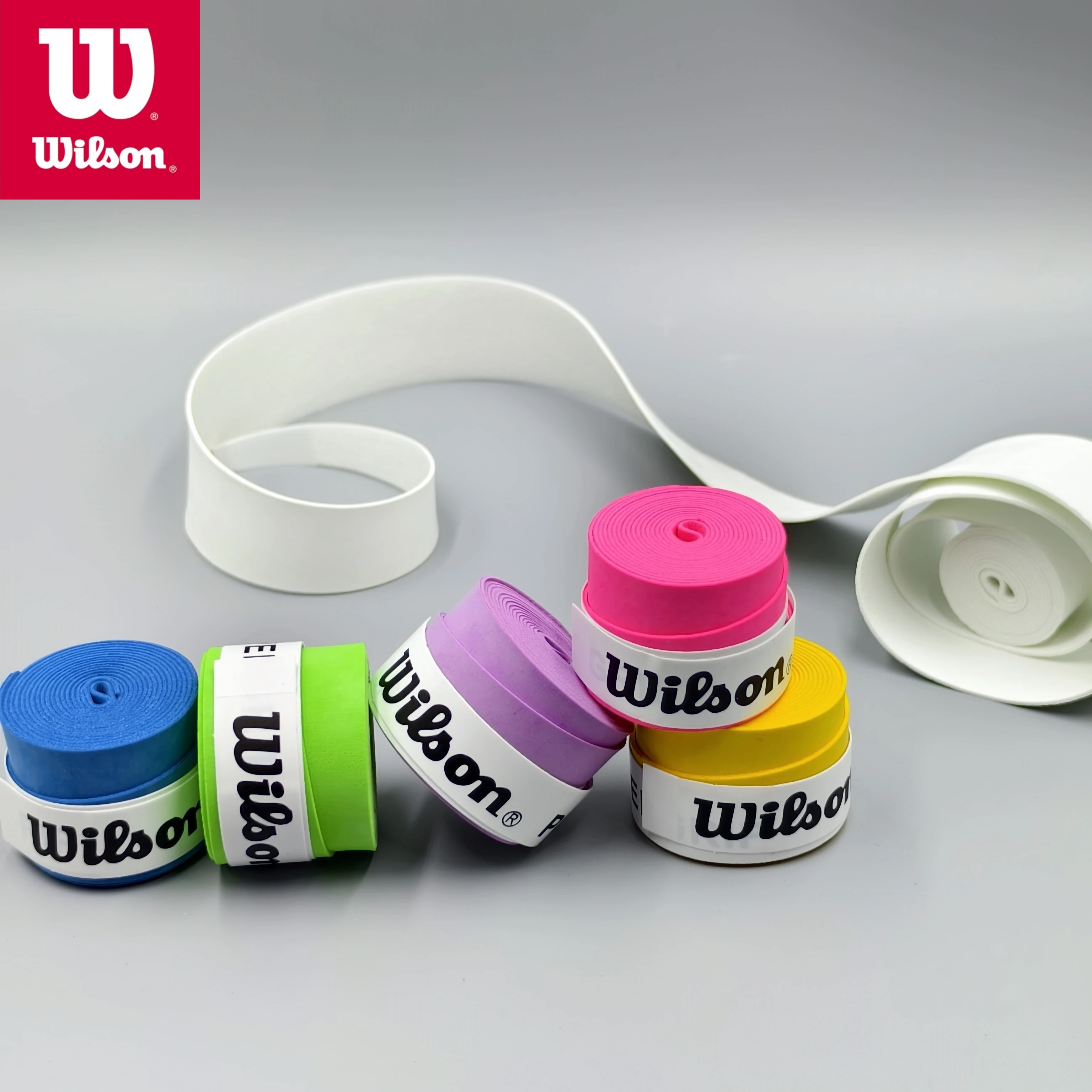 40/16PCS Wilson original tennis pullover PU tennis racket sweat band absorption grip badminton racket handle tennis racket grip