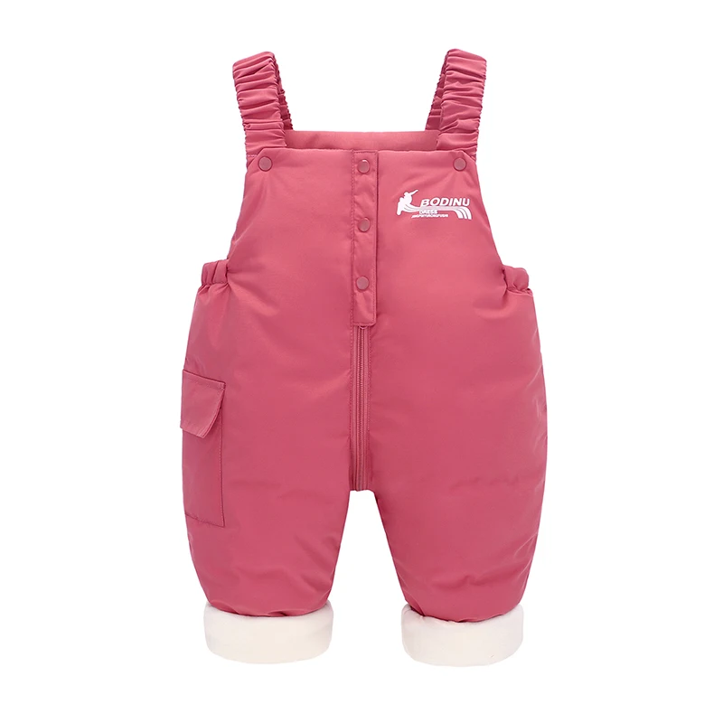 Baju kodok hangat bayi musim dingin baru 2024 celana beludru tebal anak laki-laki perempuan musim gugur Jumpsuit anak-anak untuk 1-4 tahun Overall Ski anak-anak