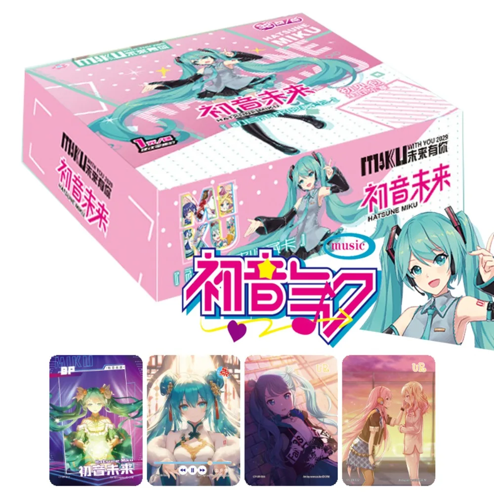 Original Hatsune Miku Card For Children Popular Idol Virtual Singer Genuine Rare Booster Game Collection Card Christmas Gifts