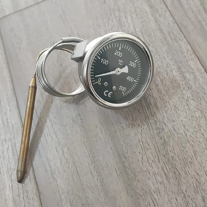 High Temperature Resistant 304 Stainless Steel Thermometer Metal Pointer Dial For Pizza Oven