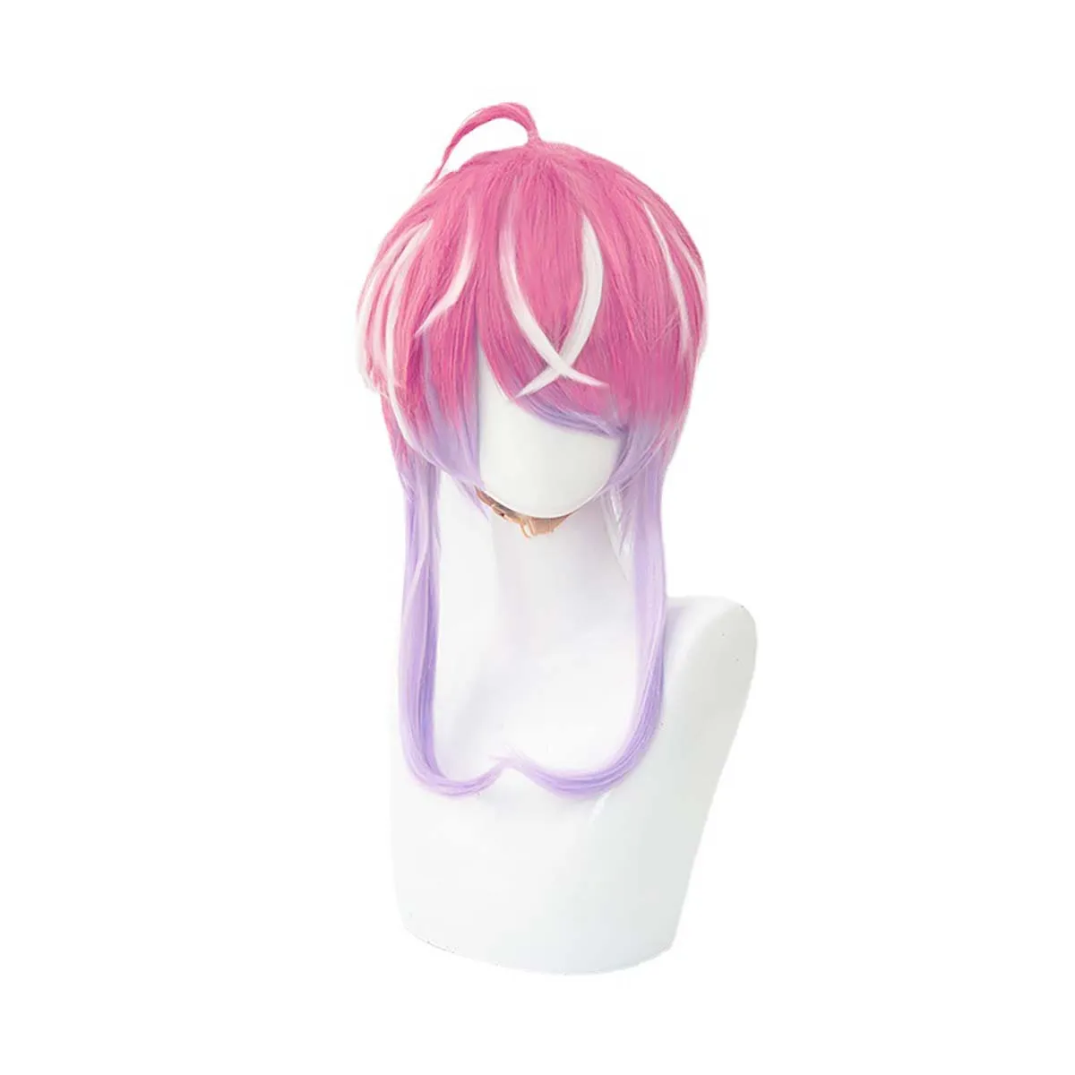 Party Props Anime Division Rap Battle Amemura Ramuda Synthetic Hair Cosplay Pink Purple Mix Wig