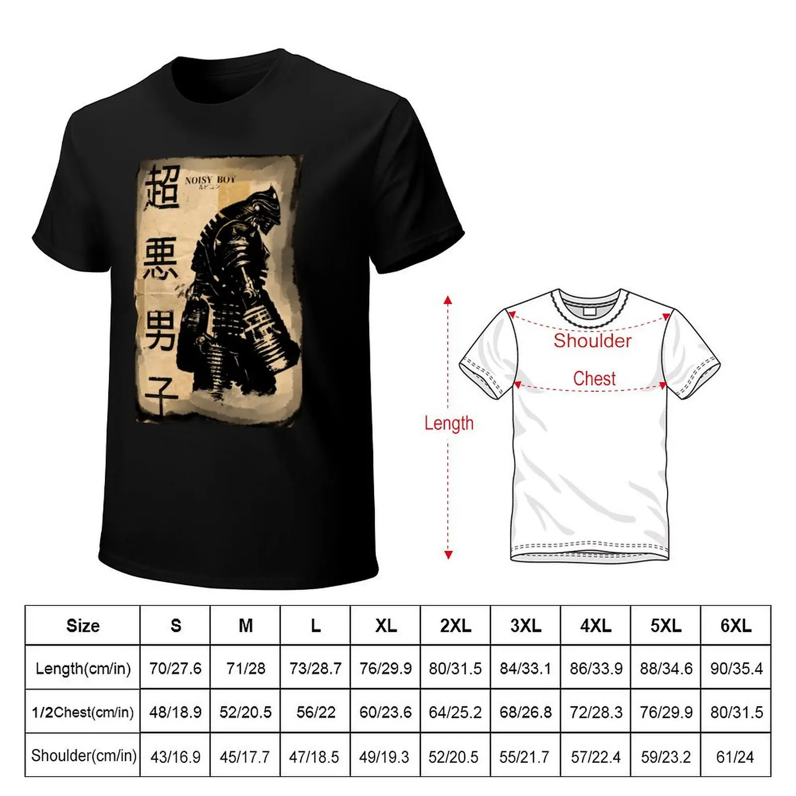 Real Steels Noisy Boy original Artwork T-shirt oversized aesthetic clothes sweat for a boy T-shirt men