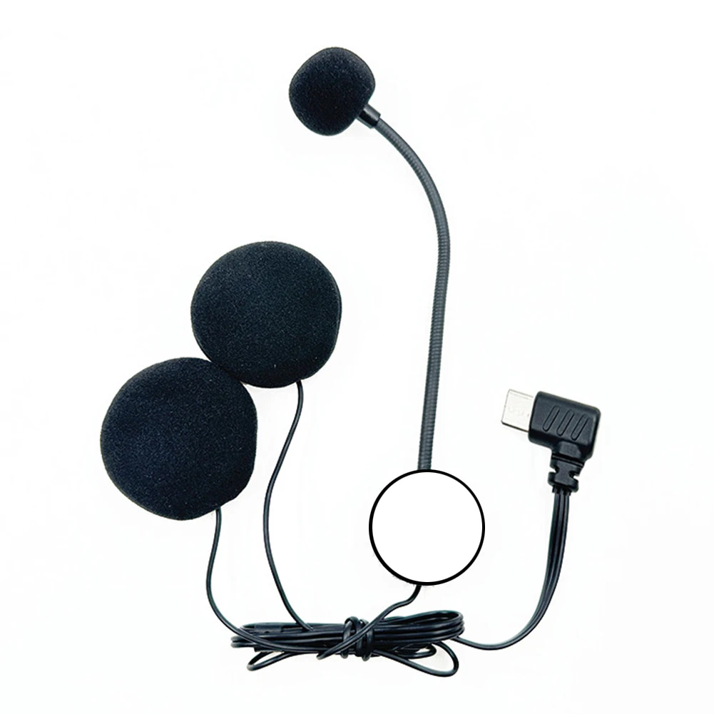 Motorcycle Helmet Interphone Intercom Half Covered Motorcycle Helmet Racing Headset Mic Noise Reduction Cycling Accessory