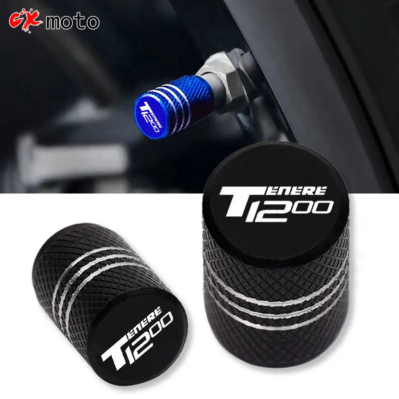 

For yamaha Super Tenere tenere1200 Tenere 1200 XT1200Z Motorcycle Accessories Wheel Tire Valve caps CNC Aluminum Airtight cover