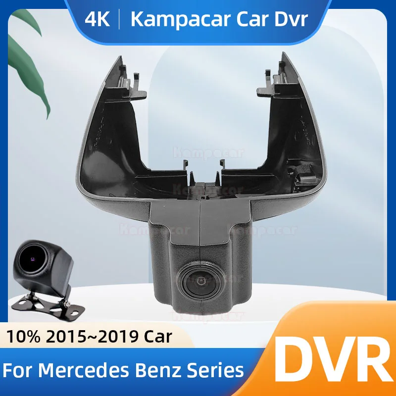 Kampacar 4K 2160P BZ01-F Dash Cam Recorder For Mercedes Benz SMART Fortwo 453 Forfour Fit 10% 2015 2016 2017 2018 2019 Car Dvr