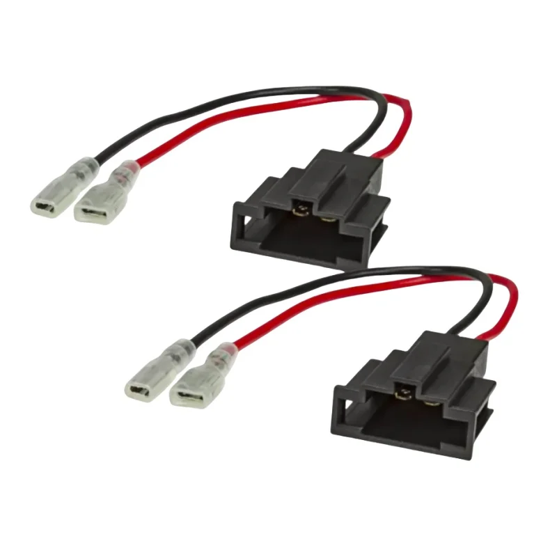 2pcs Speaker Adapter Plug For Audi A1 A3 A4 A5 A6 A7 A8 Q2 Q3 Q5 Q7 TT R8 Cable Harness