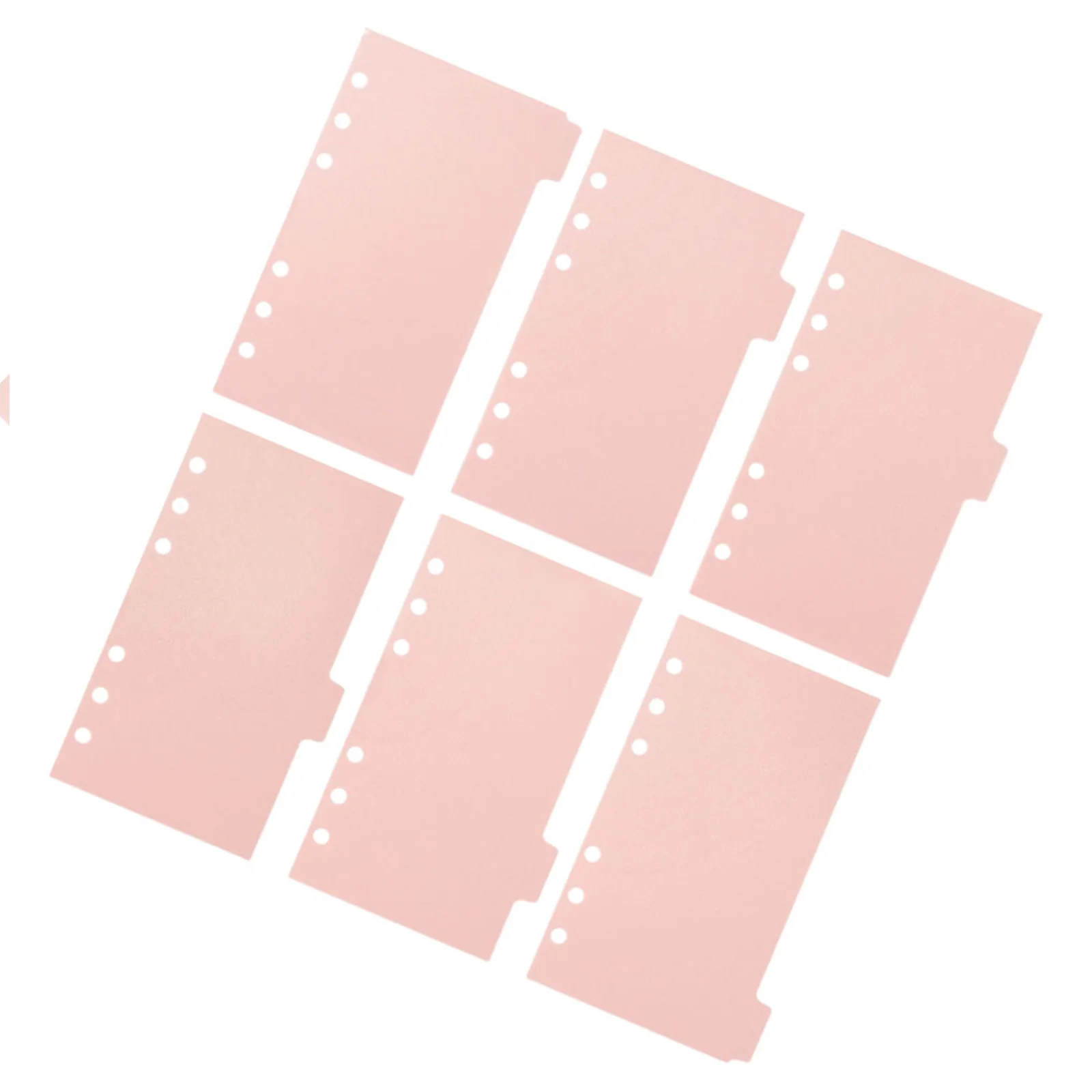 

Папка с 6 кольцами и вкладками, красочная перегородка для бумаги с отрывными листами для офиса, школы, аксессуары для ноутбуков, переплет