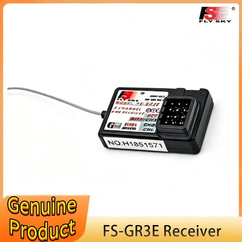 

Flysky FS-GR3E 3Channel 2.4G GR3E Receiver with Failsafe GT3B GR3C Upgrade for RC Car Parts Truck Boat GT3 GT2 Transmitter