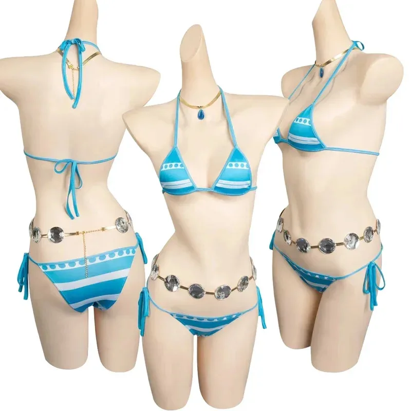 

Женский Нами Косплей Бикини Купальник Костюм Аниме Ролевая Игра Купальники Пляжная Одежда Наряды Хэллоуин Карнавальная Вечеринка Необычный Костюм