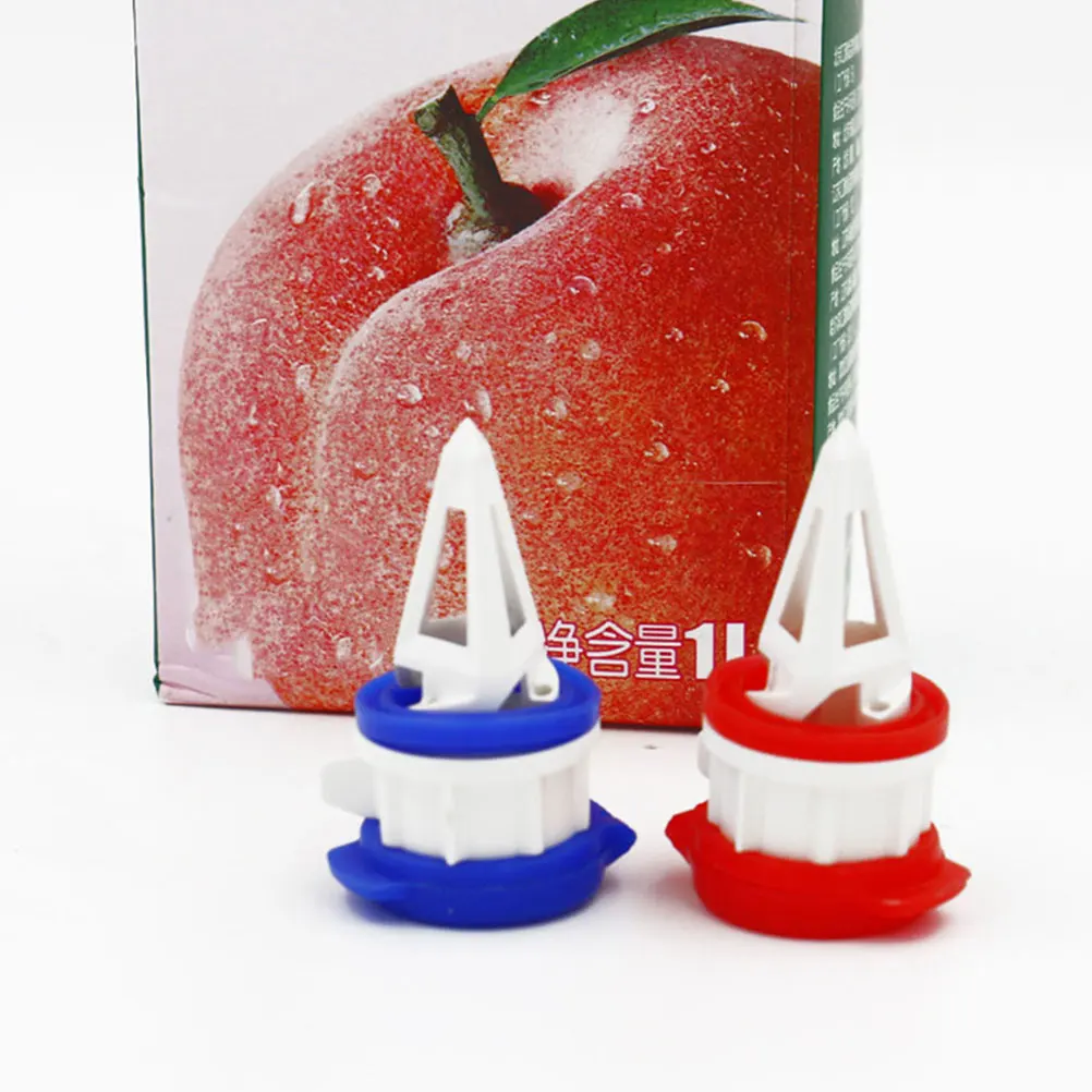 

4pcs Drink Deflector Spout Milk Diverter Pourer Box Beverage Dispenser Spigot Juice Extension Mouth Leak Proof Efficient