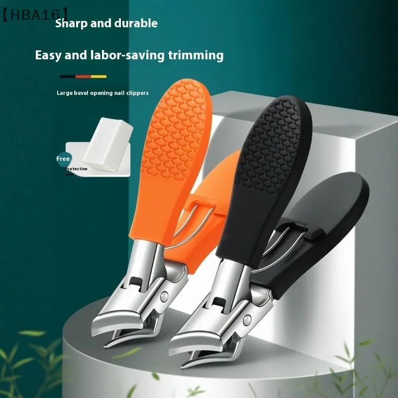 ómHBA1Slanted Teennageltrimmer Nagelsnijder Trimmers Brede kaakopening Schuine gebogen nagelsnijden Studie Schuine nagelknipper