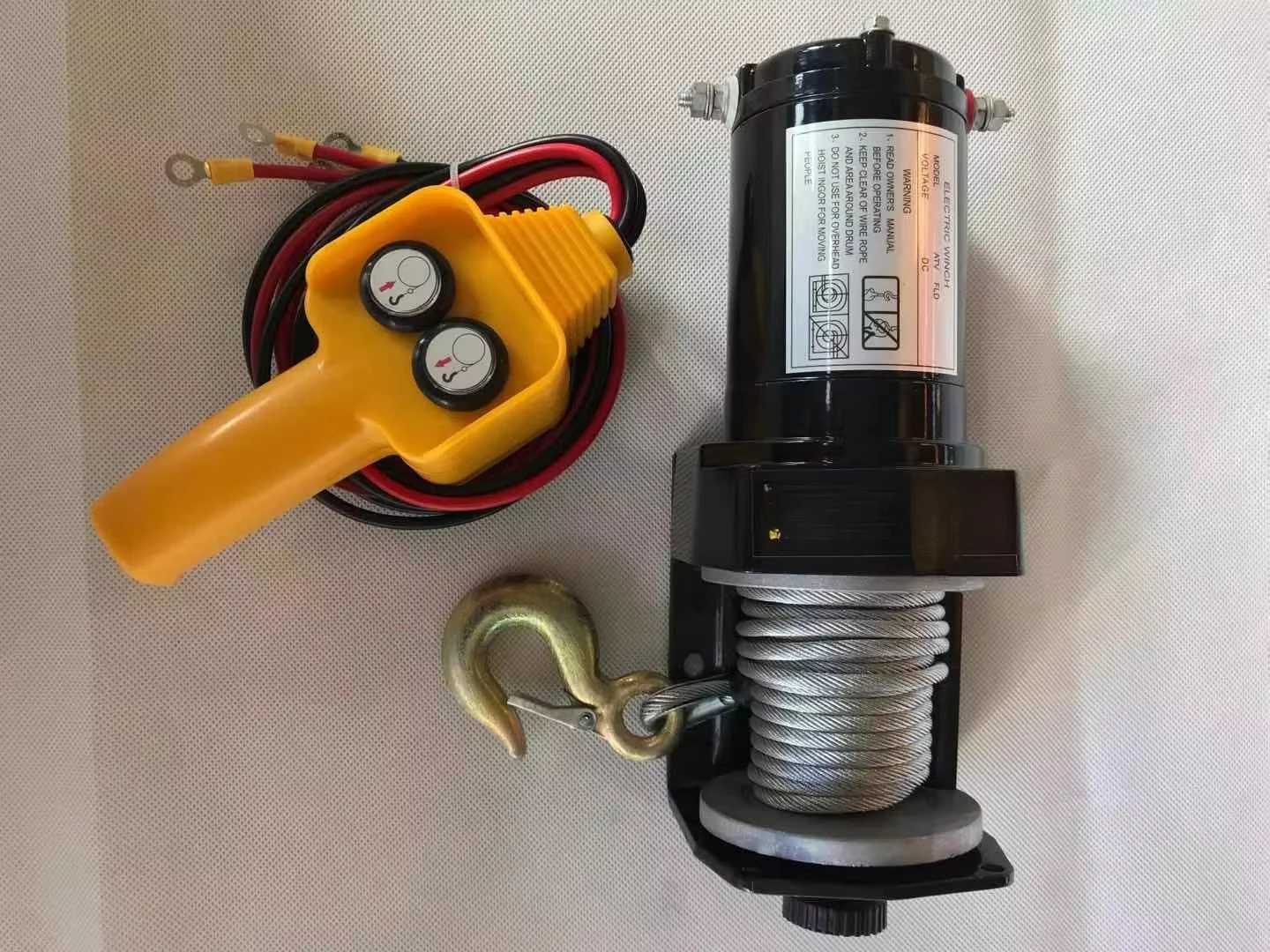 4X4 winch with synthetic cord for 12 volt winches