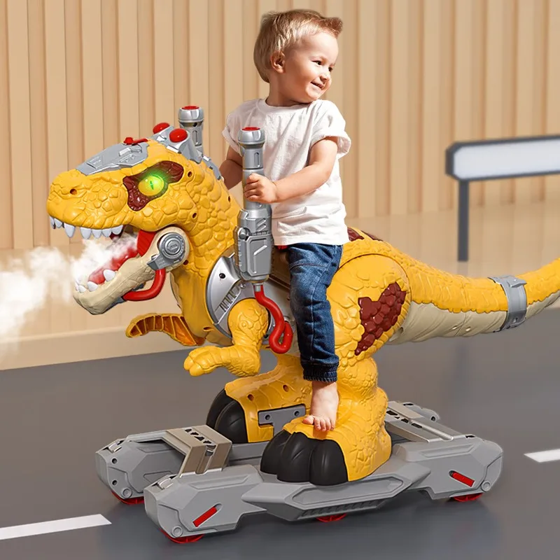 

Simulated soft rubber oversized mountable Big Mac dinosaur model can sound early education children and boys New Year's gift