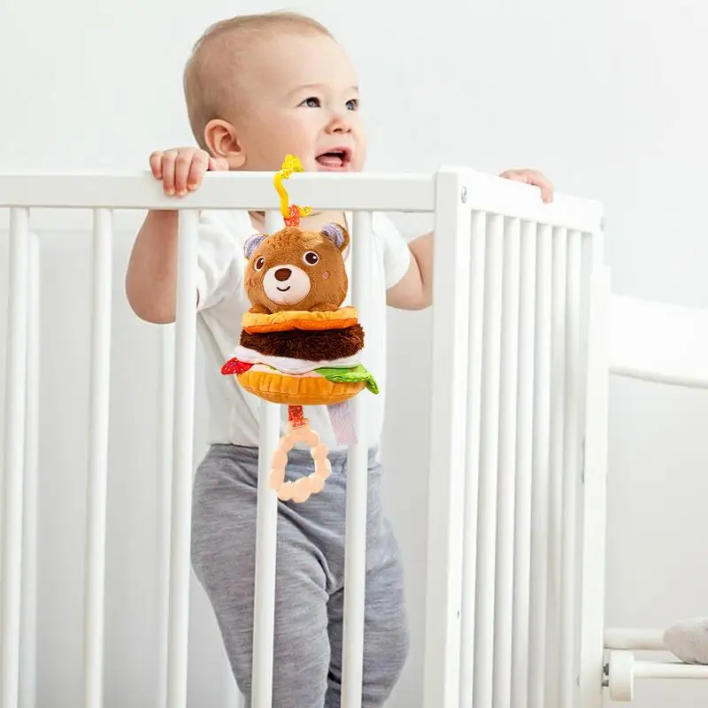 Baby Stroller Rattle Early Development Musical Toy Car Seat Stroller Activity Crib Rattles Teether For 0-12 Months Old Baby Girl