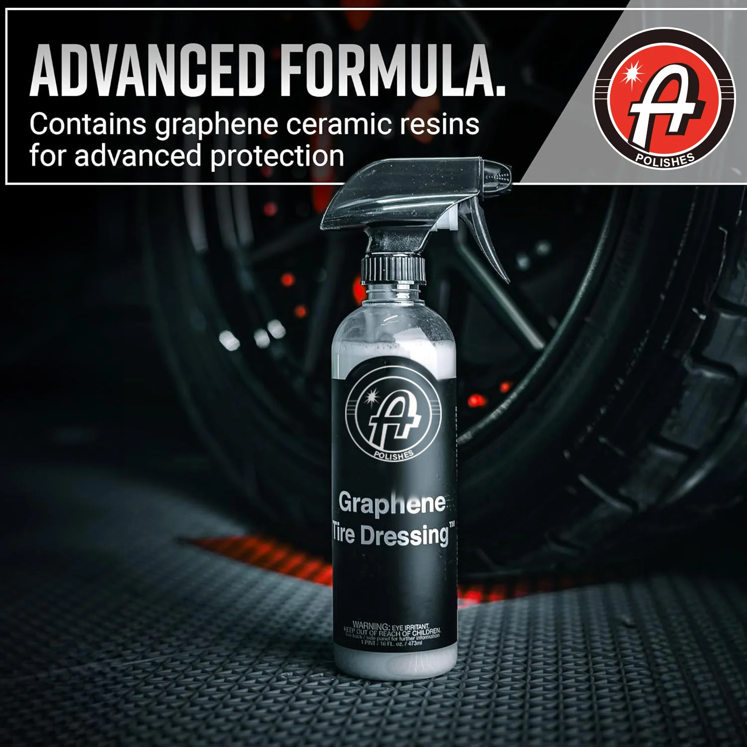 Polishes Graphene Tire Dressing Combo VRT Vinyl Rubber Tire Trim UV Protection Water Repellent Graphene Ceramic Infused Formula
