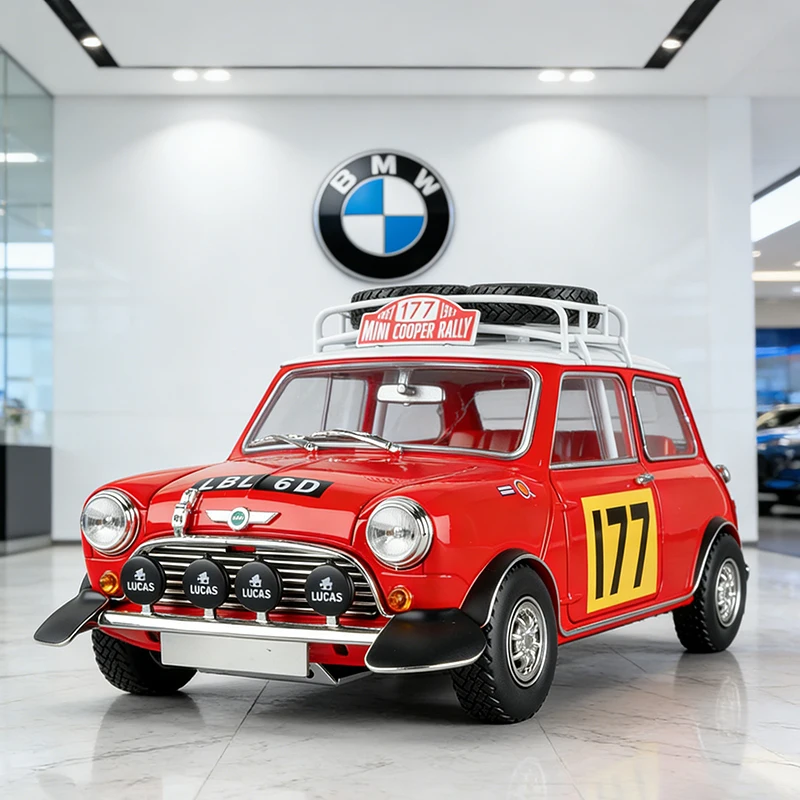 

1:18 BMW MINI COOPER, легкосплавный автомобиль, литье под давлением и игрушечный транспорт, модель автомобиля, миниатюрная масштабная модель автомобиля, игрушка для детей