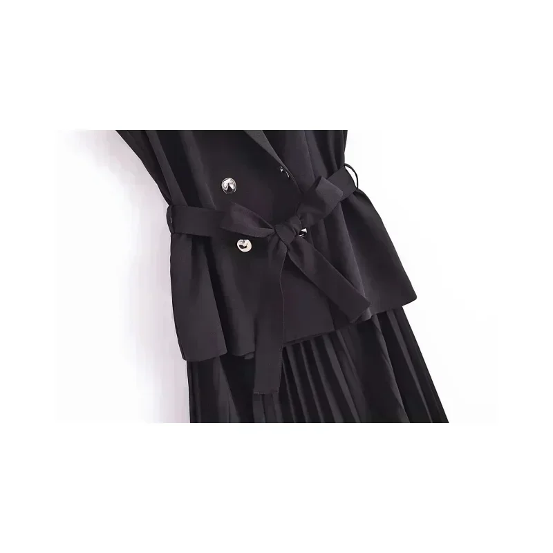 Corset Dress Women Pleated Vests Long Dresses for Women 2024 Sleeveless Office Party Dress Ruched Midi Evening Dresses