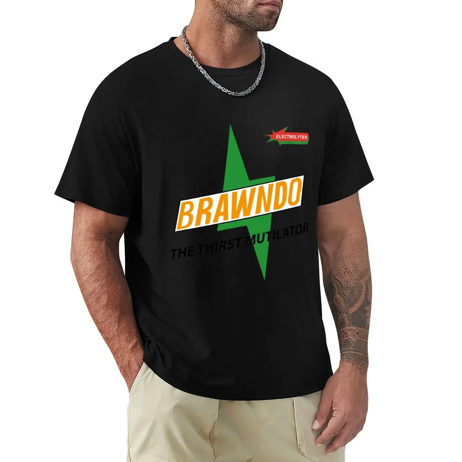 Brawndo - The Thirst Mutilator T-Shirt graphic shirts quick drying summer clothes quick-drying Men's cotton t-shirt