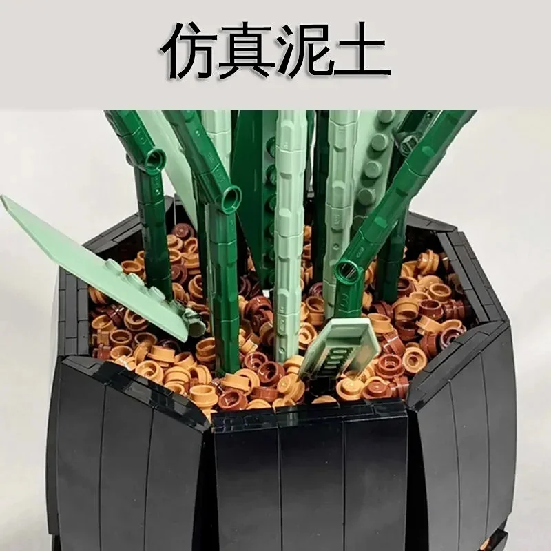 1173pcs  Idea Bonsai Tree 10289 Bird of Paradise Building Blocks  Decorative Ornaments Bricks Toys for Children Birthday Gifts