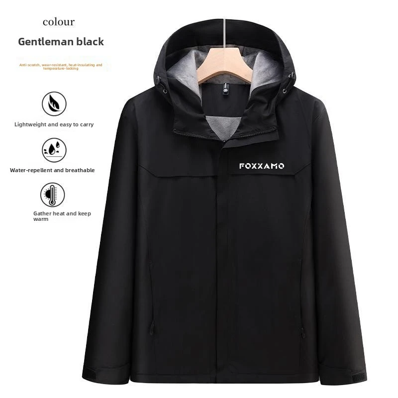 

Outdoor integrated ultra soft windproof, waterproof, and warm FOXXAMO Cycling Camping&Hiking Fishing for autumn and winter 2025