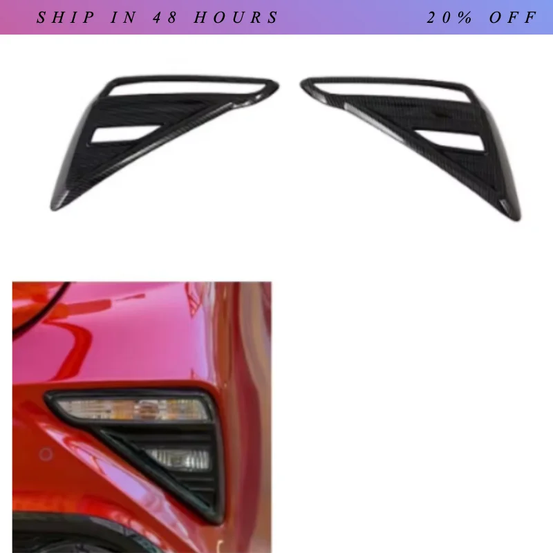IOSN Front and rear Fog Light Lamp Cover Trim For Kia Forte Cerato K3 2019 2020 2021 Car Accessories Foglight Frame Covers Trims