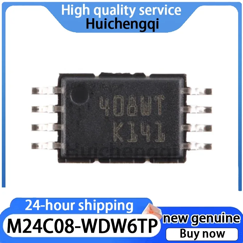 10PCS Brand New Original M24C08-WDW6TP Package TSSOP-8 8Kbit Serial I2C Bus EEPROM Chip