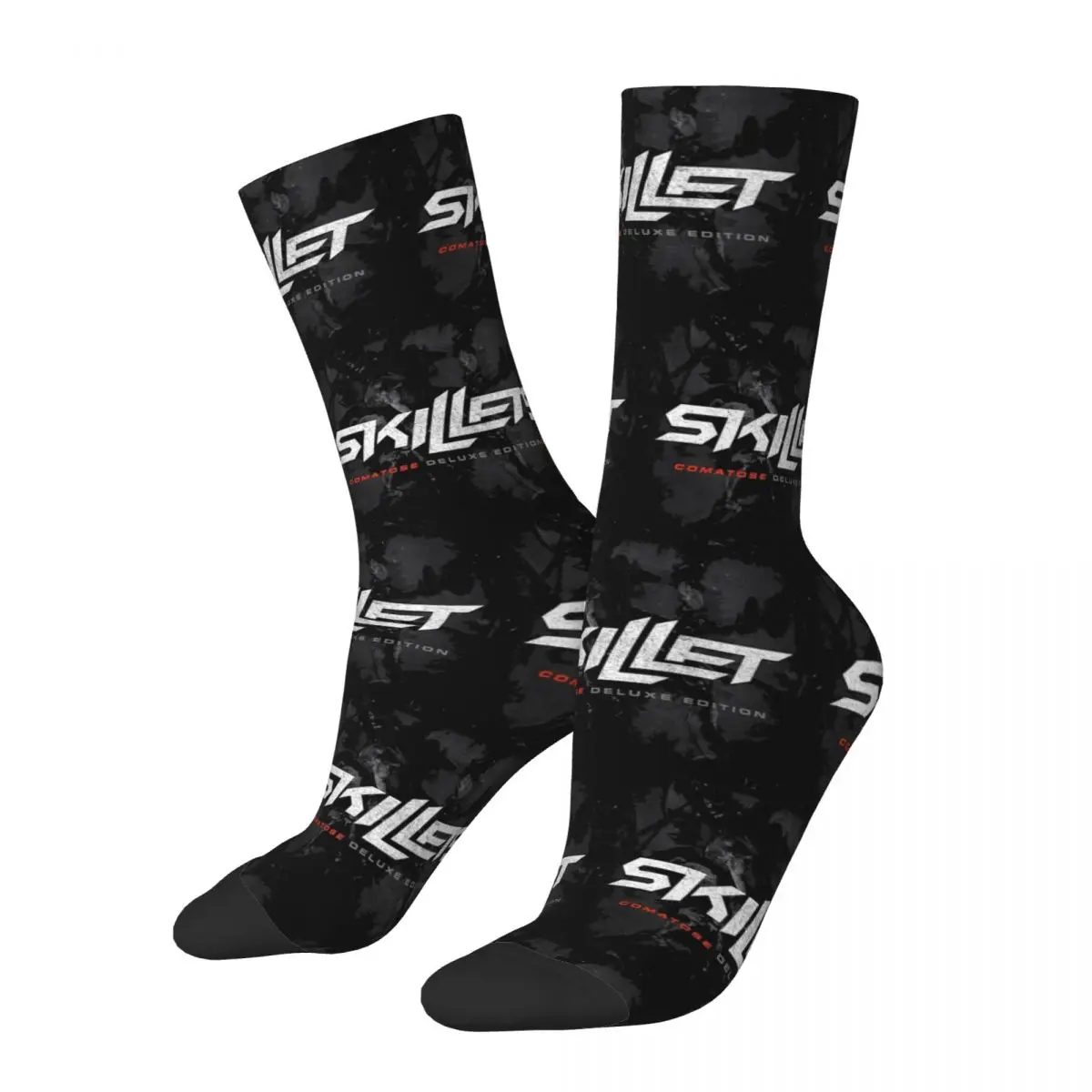 

Skillet Band Deluxe Edition Middle Socks for Women Men Product Spring Autumn Winter rock music Soft Long Socks Breathable