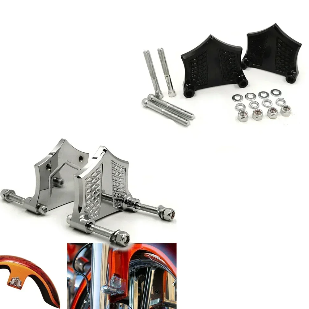 

0.89" Front Fender Brackets Spacers For 21" Harley Davidson Touring 2014-2019 Motorcycle Parts