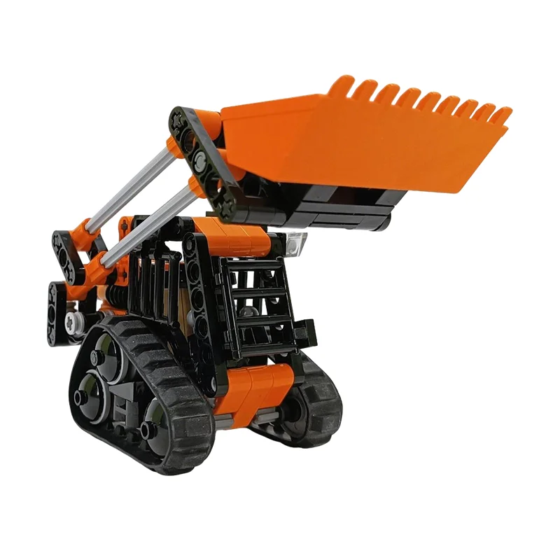238pcs MOC Skid Steer Loader Technical Model Building Blocks Construction Toys Christmas Gift Kids Idea Creative DIY Birthday