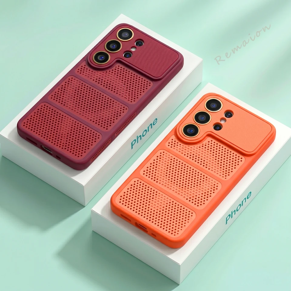 Heat Dissipation Magnetic Phone Case for Samsung Galaxy S26 S24 S25 Ultra Magsafe Luxury Len Camera Shockproof Protector Cover