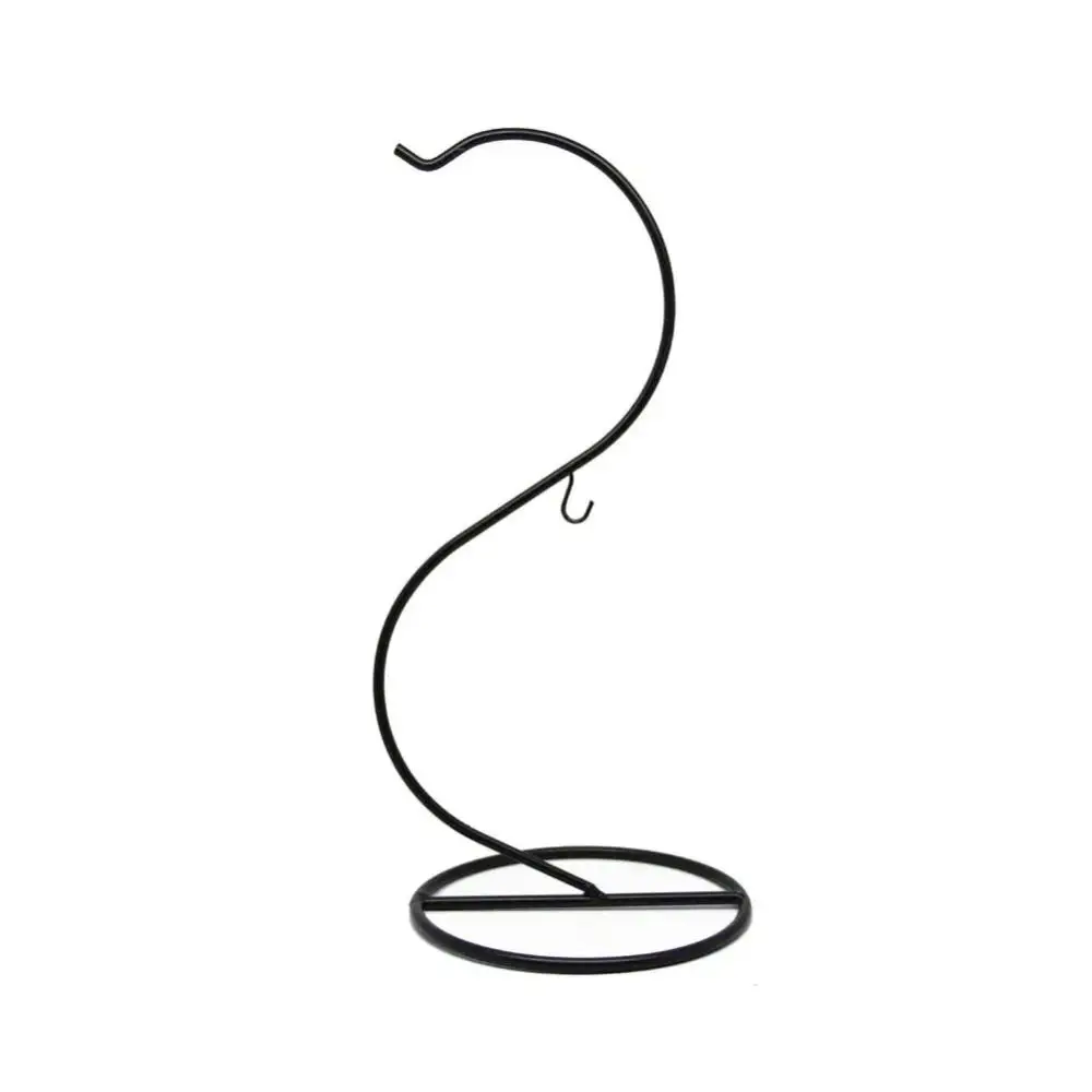 

Double Hook Heart-shaped Flower Stand Heart-shaped Simple Iron Display Stand S-shaped Ecological Bottle Stand Micro-landscape
