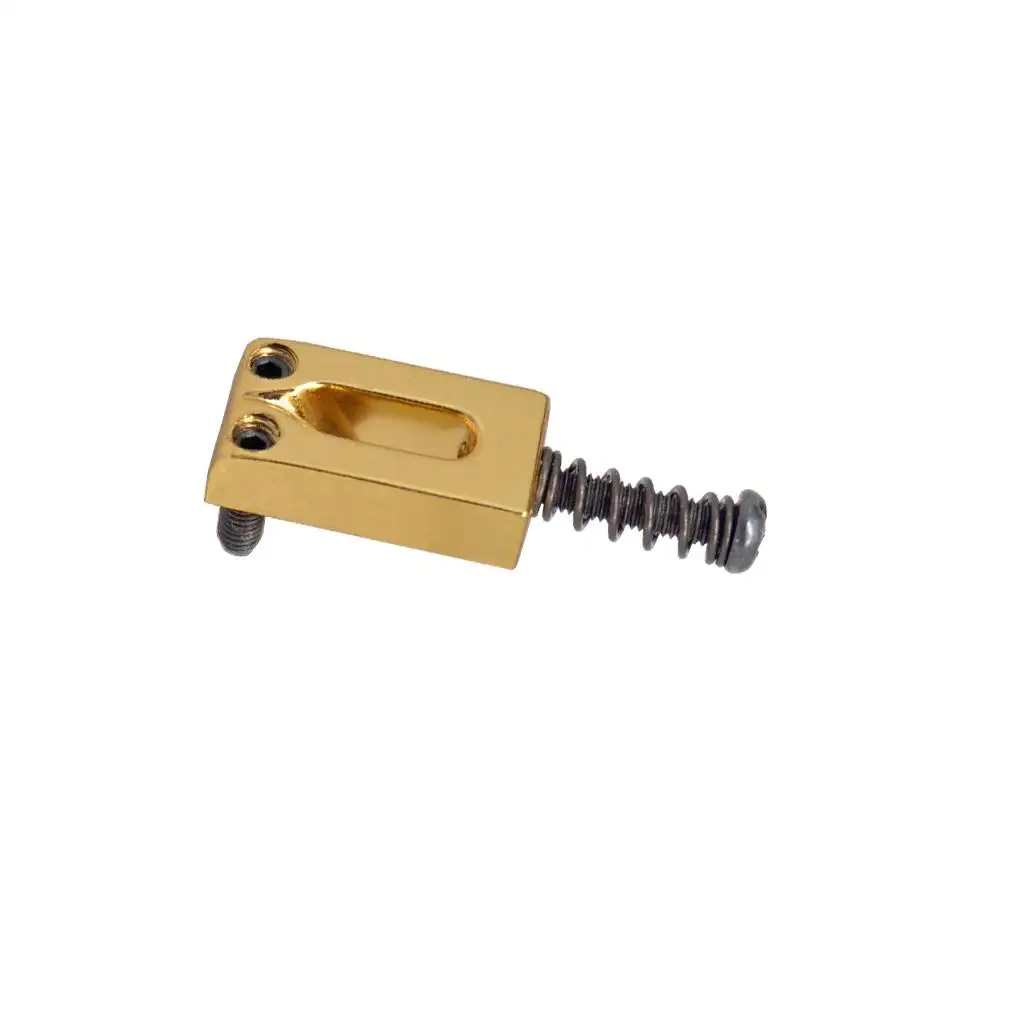 Hard Tail Electric Guitar Zinc Alloy Bridge Saddle Compensated String Parts for 6 String Guitars