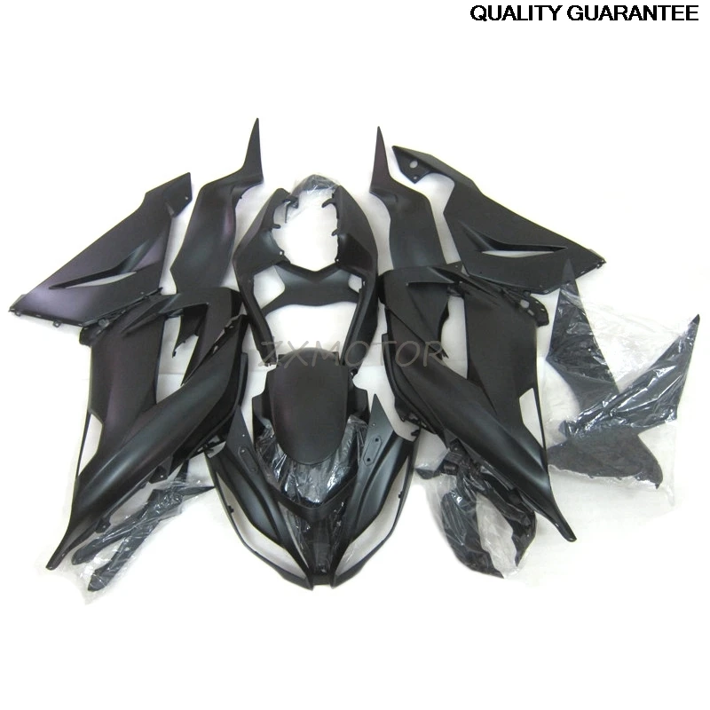 

Free Custom Injection Motorcycle fairings kits Suitable For Kawasaki ZX6R 2013 2014 Black Replace Fairing ZX6R 13 14 35