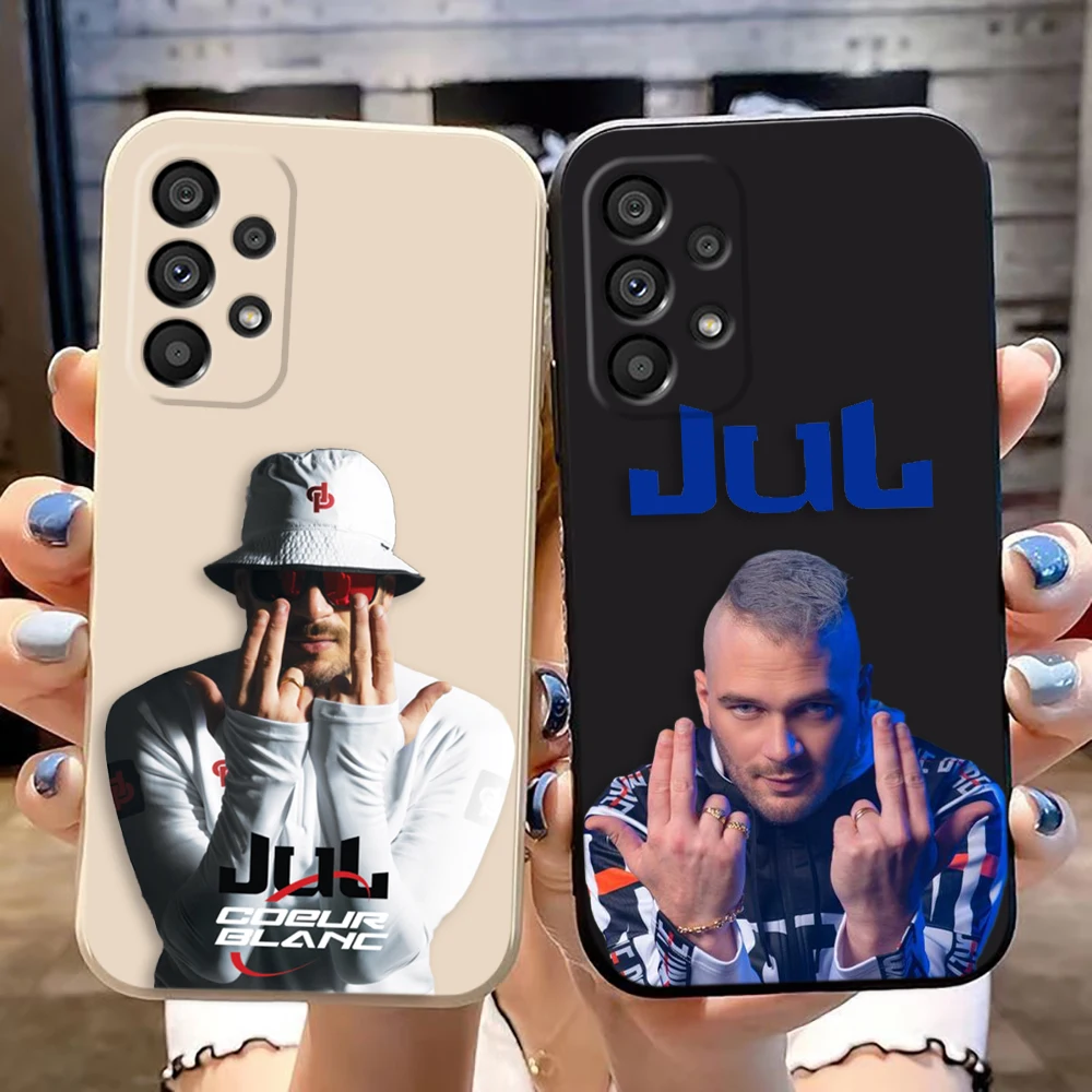 

France Hot Rapper Singer JuL Case For Samsung Galaxy A21S A22 A23 A24 A25 A30 A32 A33 A34 A50 A51 A52 A53 A54 A71 A72 A73 Case